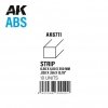 AK Interactive AK6711 STRIPS 0.50 X 4.00 X 350MM – ABS STRIP – 10 UNITS PER BAG