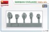 MiniArt 38075 GERMAN CIVILIANS 1930-40S. RESIN HEADS 1/35