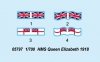 Trumpeter 05797 British battleship HMS Queen Elizabeth (1918) 1/700