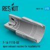 RESKIT RSU72-0185 F-16 F110-GE OPEN EXHAUST NOZZLES FOR ACADEMY KIT 1/72