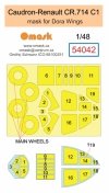 Omask 54042 Caudron-Renault CR.714 mask C1 (for Dora Wings) 1/48