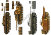 Kagero 7097 Sturmgeschütz III A, B, F, F L43, F/8, G EN/PL