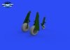 Eduard 648987 P-51B / C wheels oval tread EDUARD 1/48