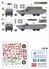 Star Decals 35-C1431 D-Day DUKW. British Amphibians # 3. 101 Coy (GT) and 377 Coy (GT) RASC. 1/35