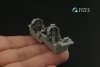 Quinta Studio QD48117 Mirage 2000N 3D-Printed & coloured Interior on decal paper (Kinetic) 1/48