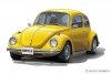 Aoshima 06130 Volksvagen 13AD Beetle 1303S 1/24