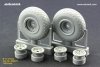 Eduard 648078 B-17 wheels 1/48 REVELL, MONOGRAM