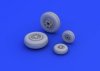 Eduard 672067 JAS-39 wheels 1/72 (REVELL)