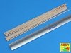 Aber WR3 Wood round rods 3,00 mm lenght 250 mm x 10 pcs.