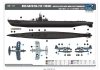 Riich Models 20002 USS Gato SS-212 1944 + OS2U Kingfisher 1/200