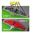 Omask 77209 P-51 B/C Mustang wheel bay plugs (for Arma Hobby) 1/72