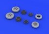 Eduard 648235 F-86F wheels 1/48 (HASEGAWA)