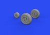 Eduard 648741 Vampire F.3 wheels AIRFIX 1/48
