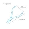Modelcraft PPL1308 Combination Pliers - Round/Flat (130mm)