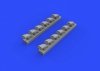 Eduard 648414 Typhoon Mk. Ib exhaust stacks EDUARD, HASEGAWA 1/48