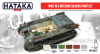 Hataka HTK-AS37 WW2 AFV Interior Colours paint set (6x17ml)