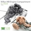 T-Rex Studio TR35052 Willys MB Engine Compartment Set for TAKOM 1/35