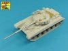 Aber 35L-250 125mm 2A46 Barrel for Russian Tank T-64 & T-72A (For Trumpeter) 1:35