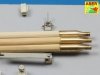 Aber 16052 Barrel cleaning rods with brackets for Tiger II (1:16)
