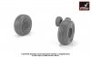 Armory Models AW35302 SH-60 Seahawk wheels w/ weighted tires 1/35