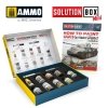 AMMO of Mig Jimenez 7901 Solution Box MINI - How to paint WWII German winter vehicles