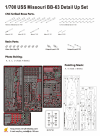 Very Fire VF700009 USS Missouri BB-63 Detail Up Set for VeryFire 1/700