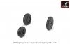 Armory Models AW32401 EE Lightning wheels w/ weighted tires, early 1/32