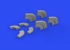 Eduard 648805 Yak-9D exhaust stacks PRINT ZVEZDA 1/48