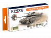 Hataka HTK-CS114 Israeli Defence Forces AFV Paint Set 6x17 ml
