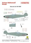 Techmod 48098 - Stencils for Messerschmitt Bf 109E (1:48)