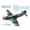 Quinta Studio QC48020 Yak-1B correction vacuformed clear canopy 1 pcs (for Accurate miniatures/Zvezda/Eduard kit) 1/48