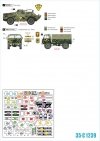 Star Decals 35-C1239 BRDM-2, SA-9 Gaskin, UAZ 469 4x4, Land Rover Ambulance, MAZ 537 Tank Transporter, TAM 110 4x4 Light Truck 1/35
