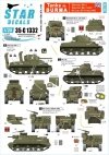 Star Decals 35-C1332 Tanks in Burma. British Sherman Mk V, Sherman Mk V AOP, M3 Lee, M7 Priest HMC. 1/35