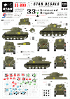 Star Decals 35-890 33rd Armoured Brigade 1944-45 1/35