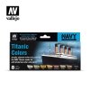 Vallejo 71646 Titanic Colors 8 x 17 ml