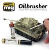 AMMO of Mig Jimenez 3506 Oilbrusher FIELD GREEN - farba olejna z pędzelkiem