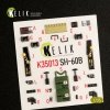 KELIK K35012 SH-60F OCEAN HAWK INTERIOR 3D DECALS FOR KITTY HAWK KIT 1/35