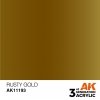 AK Interactive AK11193 RUSTY GOLD – METALLIC 17ml