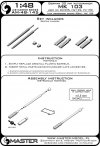 Master AM-48-145 Lufy niemieckiego działka MK 103 (30mm) – używane w samolotach Do-335, Hs-129 i innych (1:48)