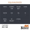 AK Interactive AK11188 OXFORD – STANDARD 17ml