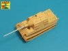 Aber 48A30 Grilles for Sd.Kfz.186 Jagdtiger 1:48