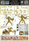 Master Box 32021 Greco-Persian Wars Series. Persian Lightly Armed Warrior (Takabara) 1/32