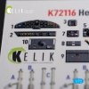 KELIK K72116 He-111 H6 interior 3D decals for Airfix kit 1/72
