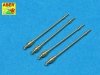 Aber 35L-092 Set of 4 barrels for german machine guns MG42 without jacket (1:35)	