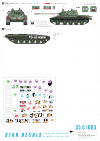 Star Decals 35-C1003 TO (Teritorialna Obramba). M36B2 Jackson. T-55A (polish), T-55A (russian), M-84, BTR-50PK 1/35