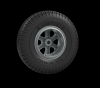 Panzer Art RE35-798 Sd.Kfz 8 Early front wheels (Fulda) 1/35