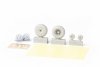 Eduard 6481057 P-40E wheels diamond tread Eduard 1/48