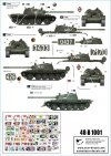 Star Decals 48-B1001 T-55A Tanks 1. Cold War. Soviet (Army and Naval Infantry), Poland, Hungary, Czechoslovakia, Germany (DDR), Romania and Jugoslavia 1/48