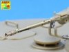 Aber 35L-098 Set of 2 barrels for German tank machine gun MG 34 with Panzermantel (1:35)	