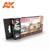 AK Interactive AK11663 3G MODERN RUSSIAN COLORS VOL 2 6x17 ml
